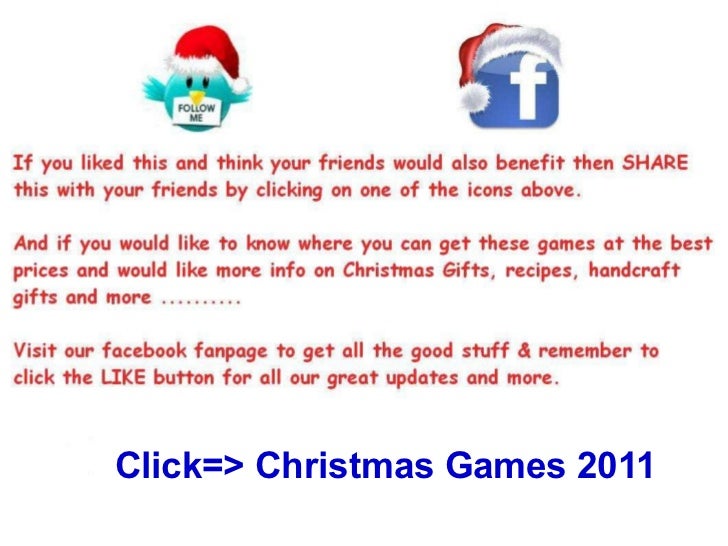 Best Christmas Games 2011