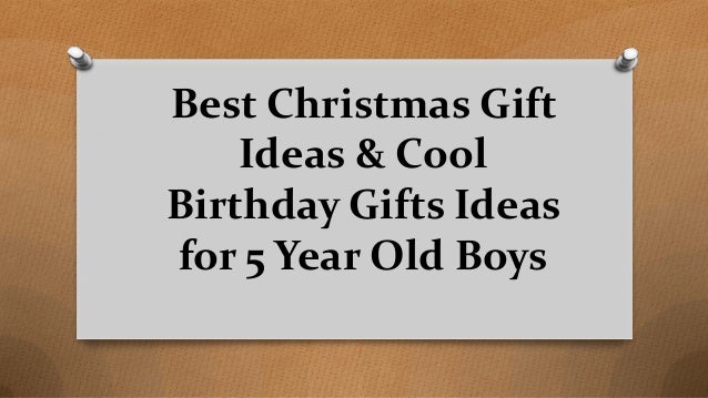 best christmas present for 5 year old boy