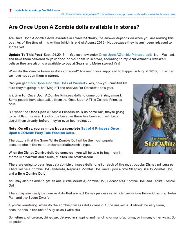 once upon a zombie snow white
