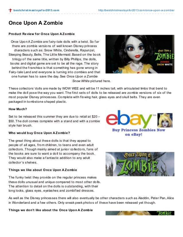 zombie princess dolls