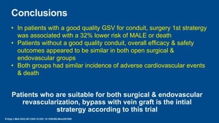 BEST CLI - Best Endovascular vs Best Surgical Therapy in CLI | PPTX