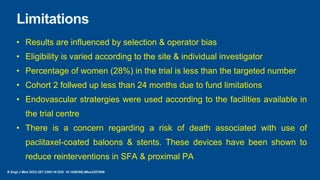 BEST CLI - Best Endovascular vs Best Surgical Therapy in CLI | PPTX