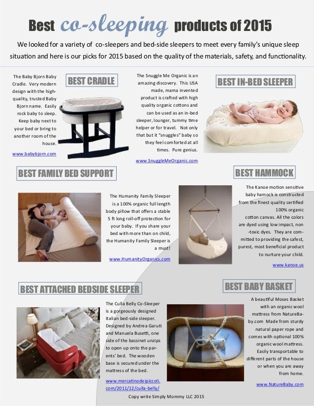 Best co sleeping products of 2015