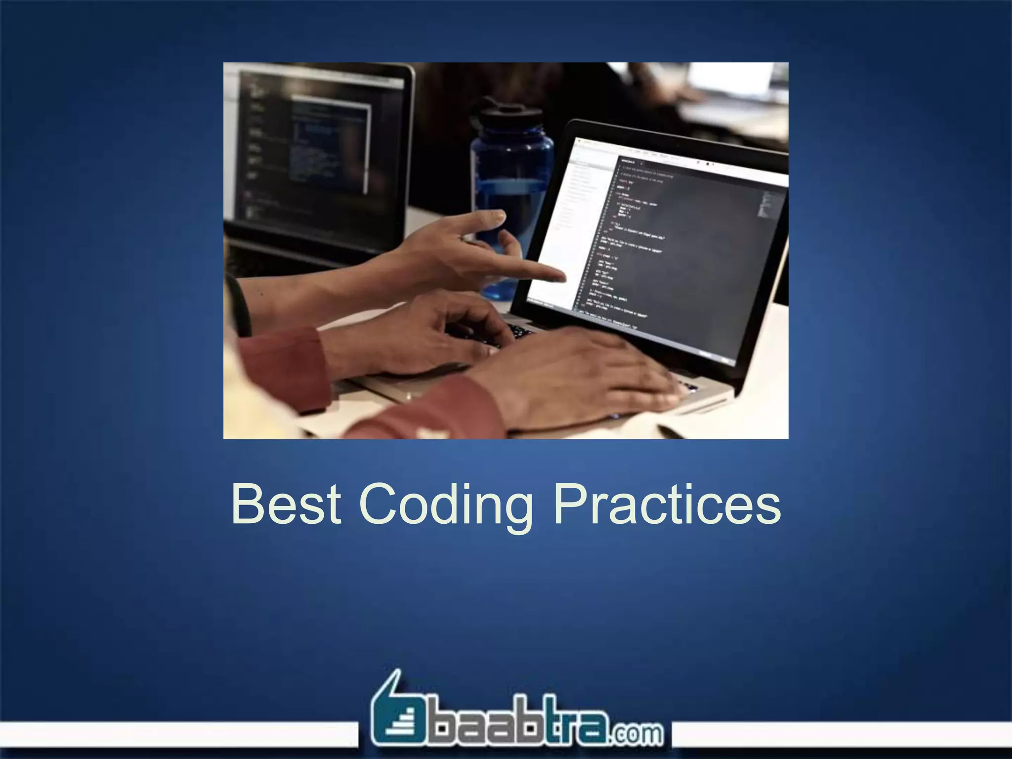 Best coding practices | PPT