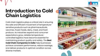 Best Cold Chain Companies in India – Temperature-Controlled Logistics ...