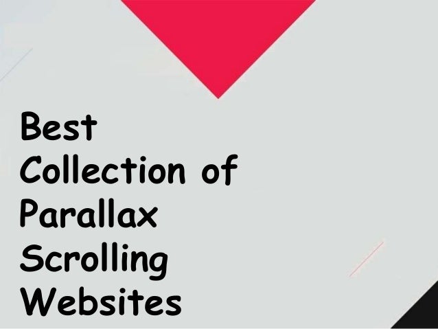 best collection of parallax scrolling websites parallax websites