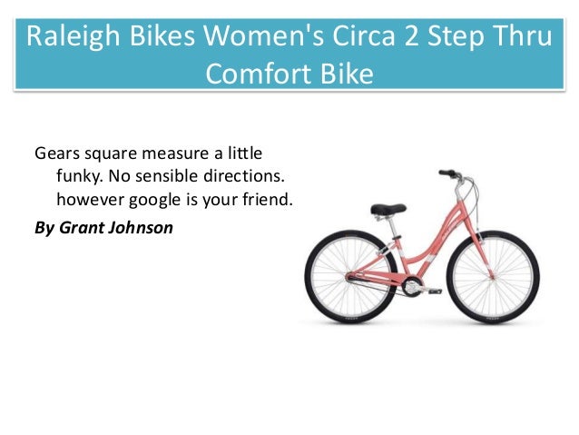 raleigh bikes venture thru comfort bike