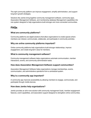 Best Community Platforms for Building Engaged Online Communities in ...