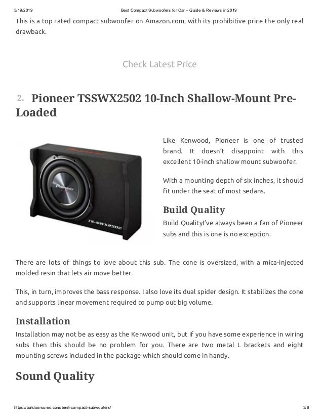 shallow mount subwoofer vs regular best 8 inch shallow mount subwoofer