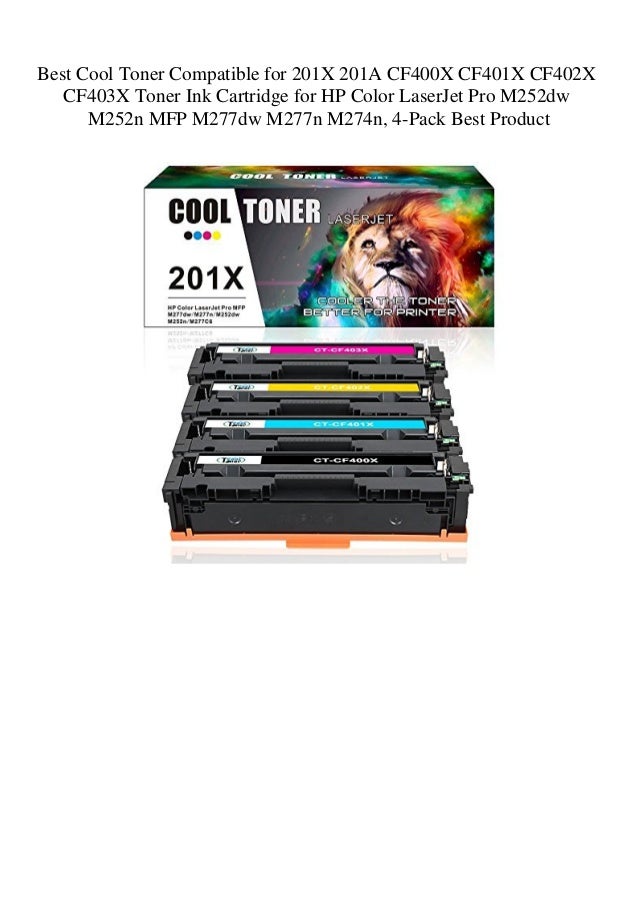 2 Compatible Bk Toner Cartridge For HP CF400X 201X Laserjet M252dw M277dw M277n