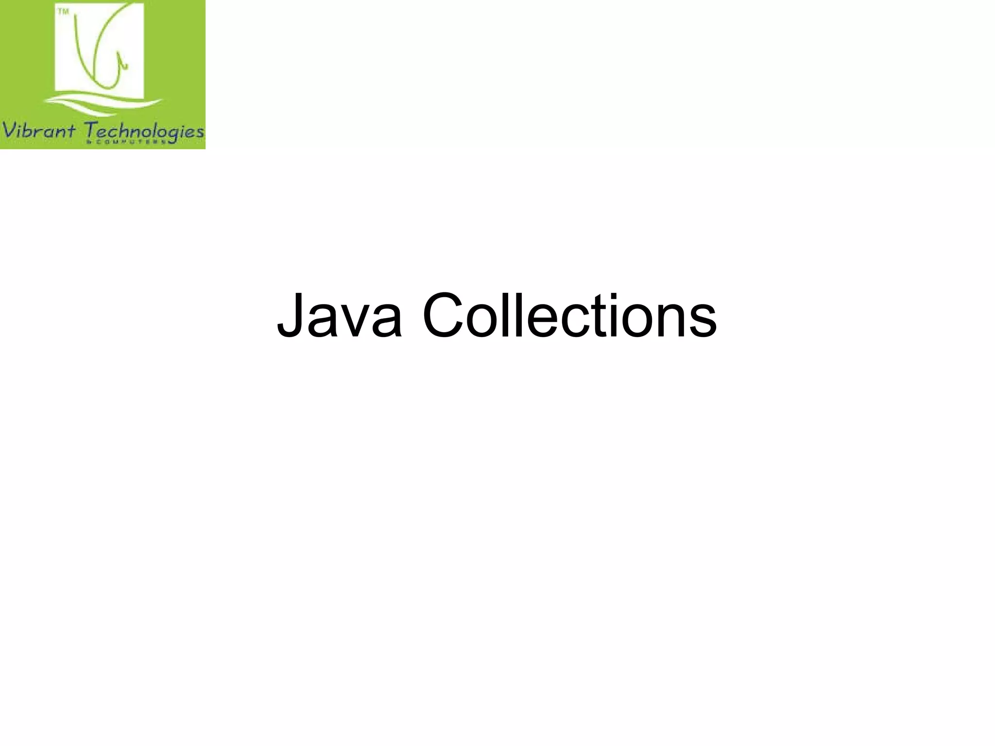 Java Collections 
 
