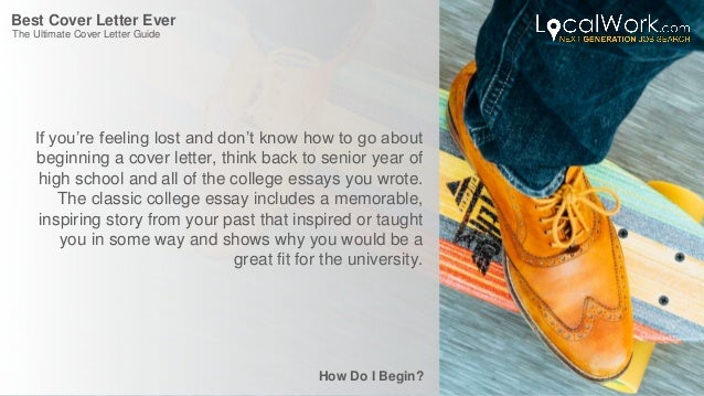 best cover letter ever
