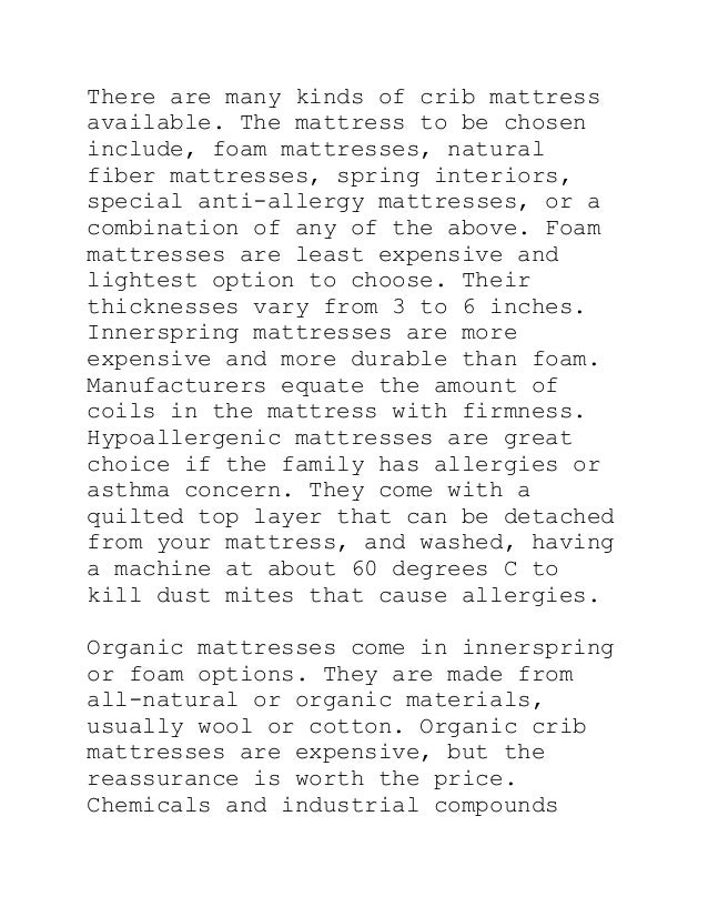 best crib mattress canada