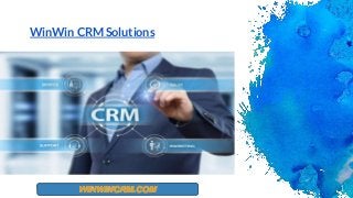 WinWin CRM Solutions
1
 