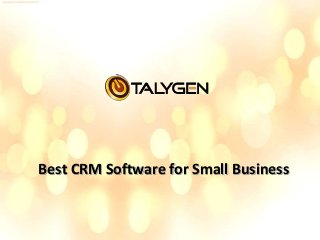 Best CRM Software for Small Business
 