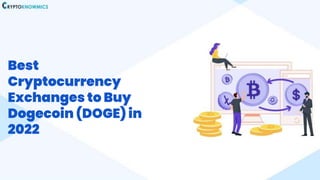 Best
Cryptocurrency
Exchanges to Buy
Dogecoin (DOGE) in
2022
 