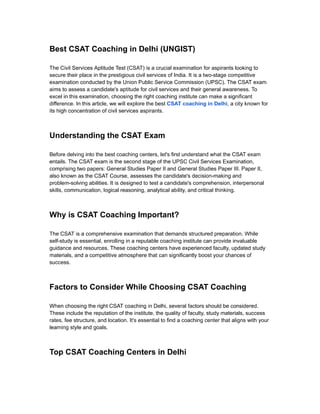Best CSAT Coaching in Delhi.pdf