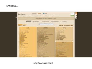 CAN I USE…
http://caniuse.com/
 