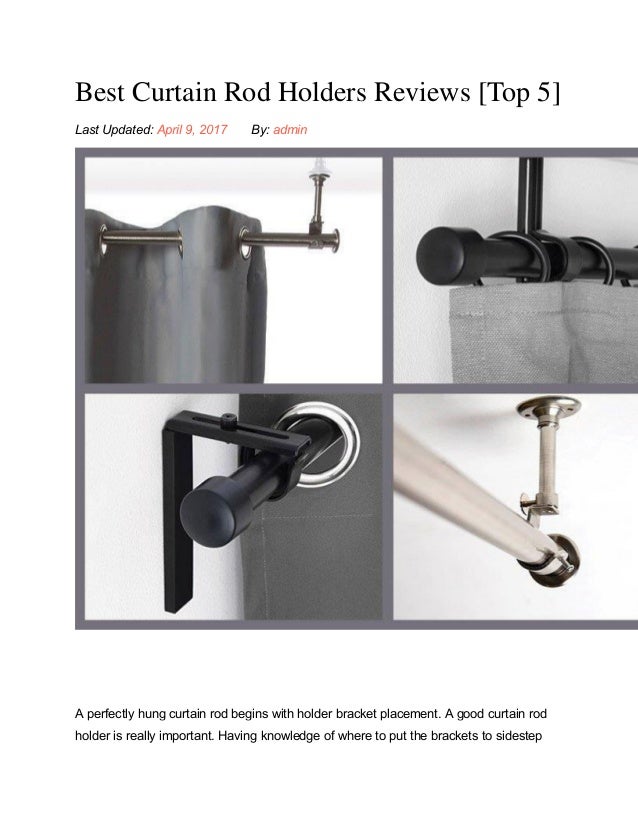Best Curtain Rod Holders Reviews Top 5