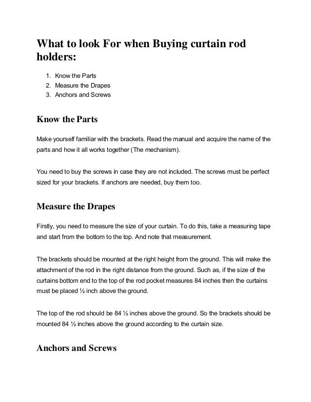 Best Curtain Rod Holders Reviews Top 5