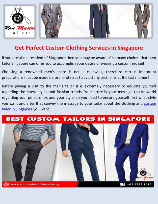 Tailor Shirts Singapore