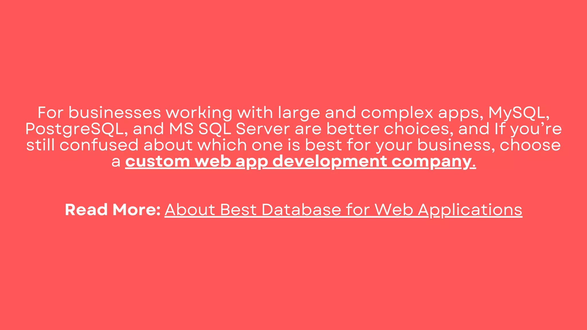 Best Database for Web Applications ppt.pdf