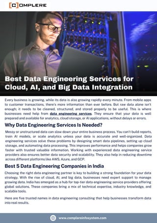 Best Data Engineering Services for Cloud, AI, and Big Data Integration.pdf