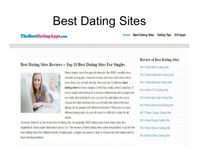 best online dating sites presentation
