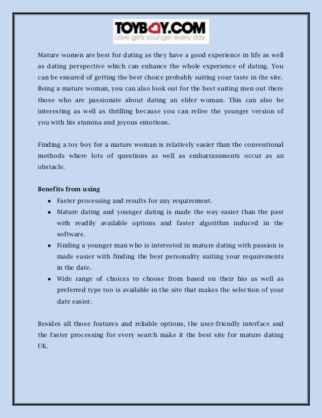 Best dating sites for mature singles