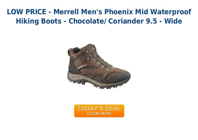 merrell men's phoenix mid waterproof hiking boot