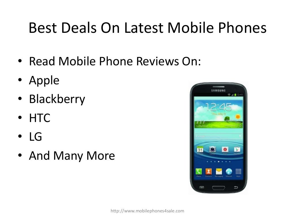Best Deals On Latest Mobile Phones