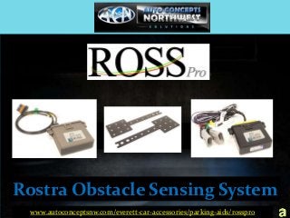 Rostra Obstacle Sensing System
 www.autoconceptsnw.com/everett-car-accessories/parking-aids/rosspro
 