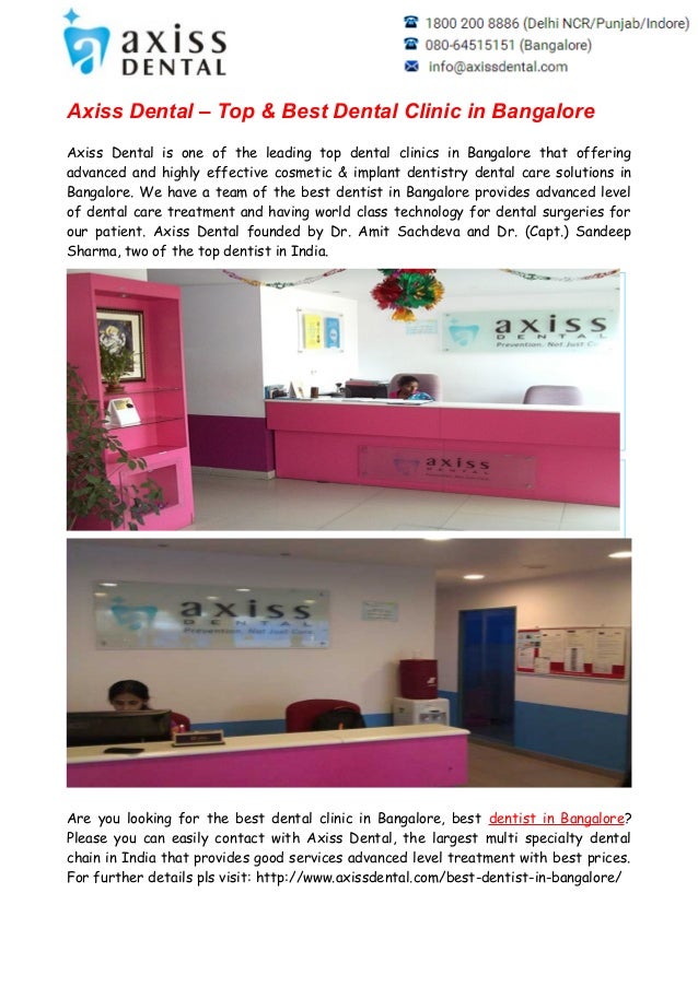 Best Dentist in Bangalore Axiss Dental