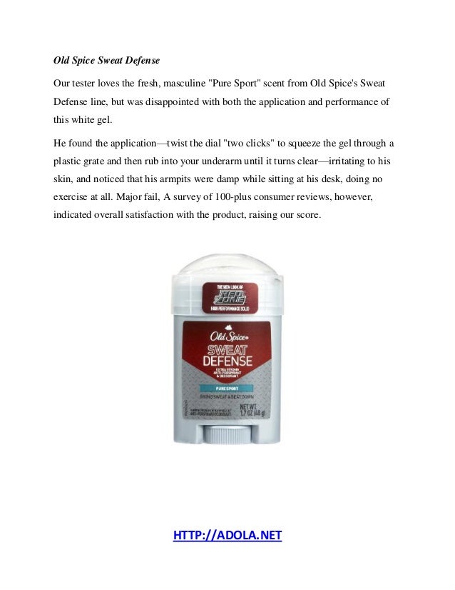 Best deodorant to stop sweating for women