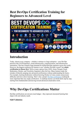 Best DevOps Certification Training for Beginners to Advanced Level.docx