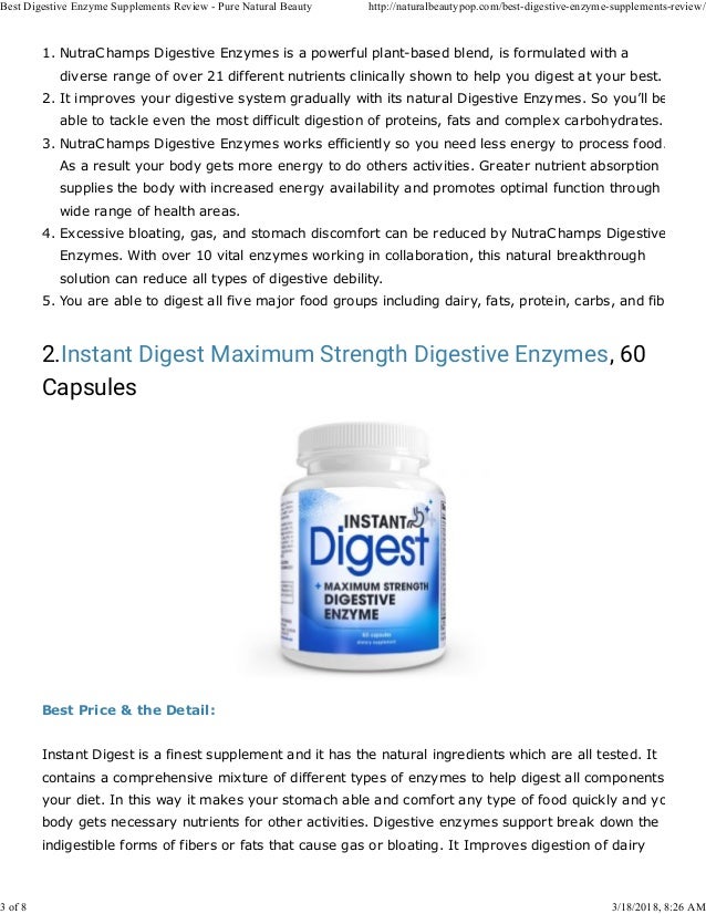 Best Digestive Enzyme Supplements