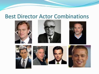 Best Director Actor Combinations
 