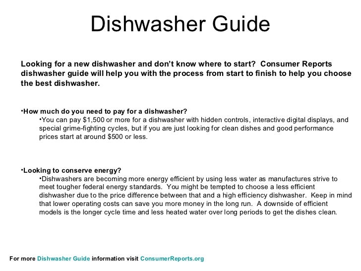 Best Dishwasher Dishwasher Guide