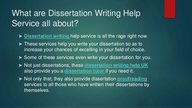 Parts Of A Dissertation Prospectus