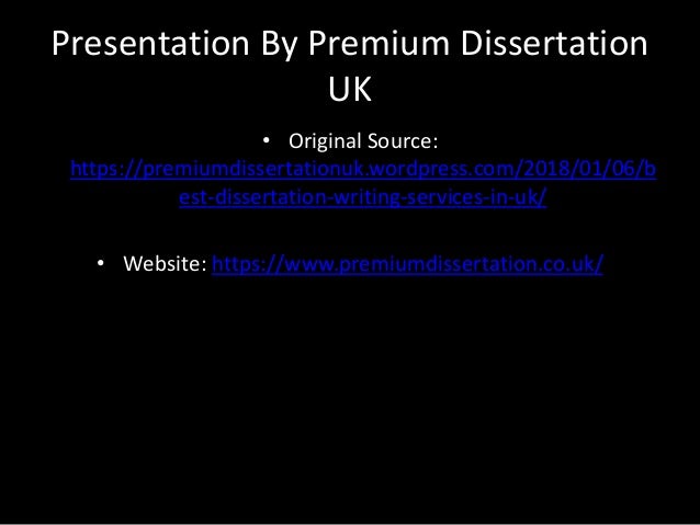 Best dissertation writing services in uk