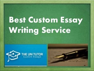 Best Custom Essay
Writing Service
 