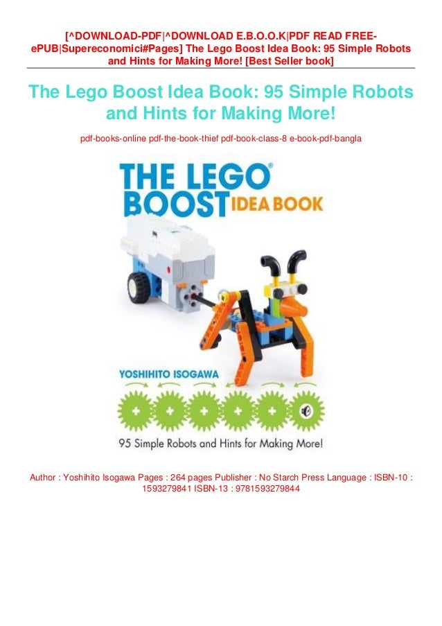 the lego boost idea book