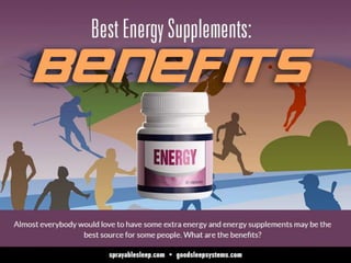Best Energy Supplements: Benefits