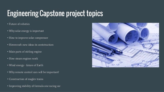 industrial engineering capstone project examples