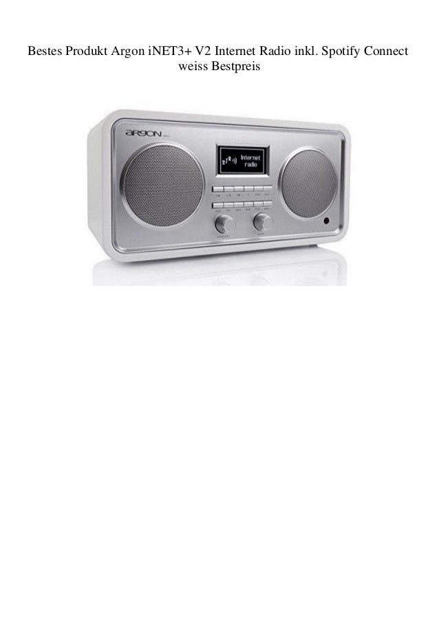 Bestes Produkt Argon V2 Radio inkl. Spotify Connect