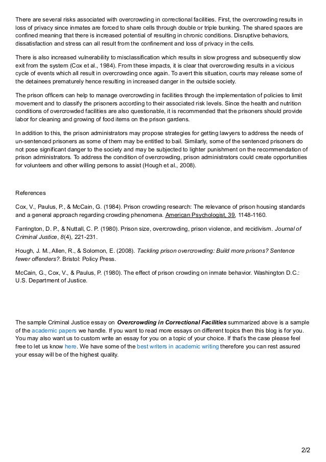 English 101 Essay Essay For High School Students also English Sample Essay Bestessayservicescom Overcrowding In Correctional Facilities High School English Essay Topics