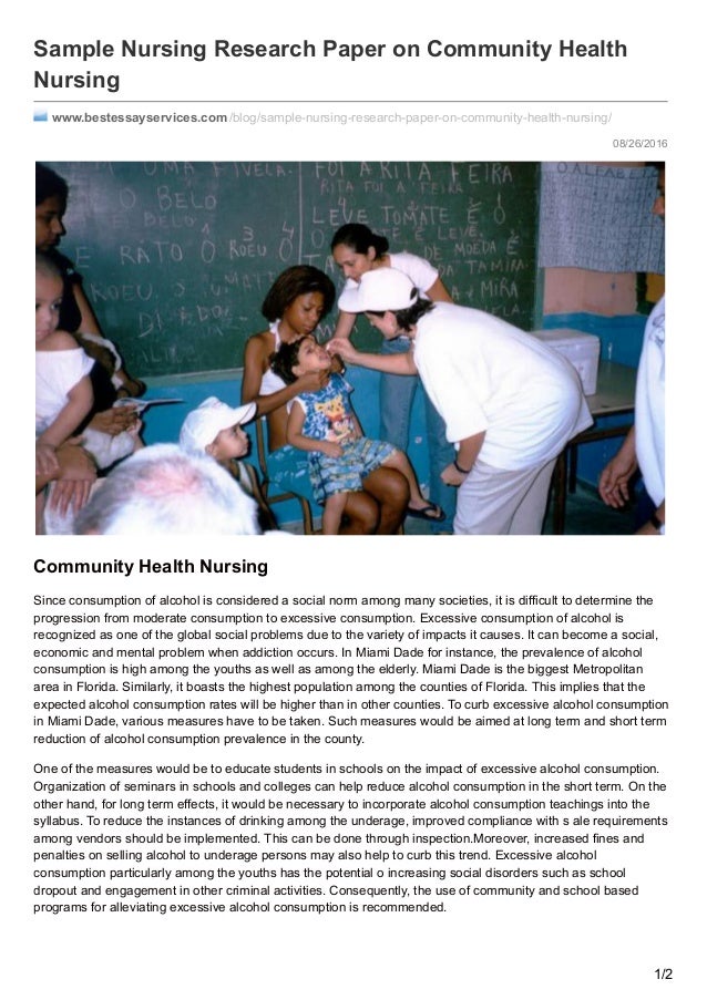 Community Service Nursing Home Essay
