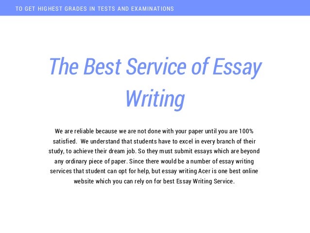 Writing service online