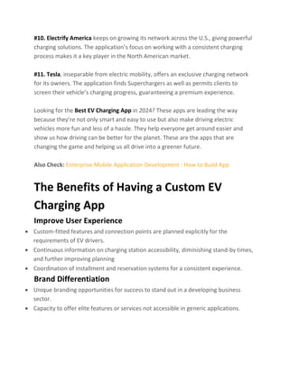 Best EV Charging App 2024 A Tutorial on Building Your Own | PDF