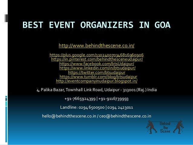 Best event organizers in goa